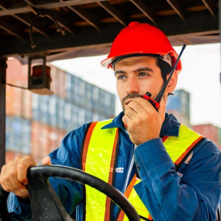 A Man Wearing A Protective Hard Hat For A Healthy Heart